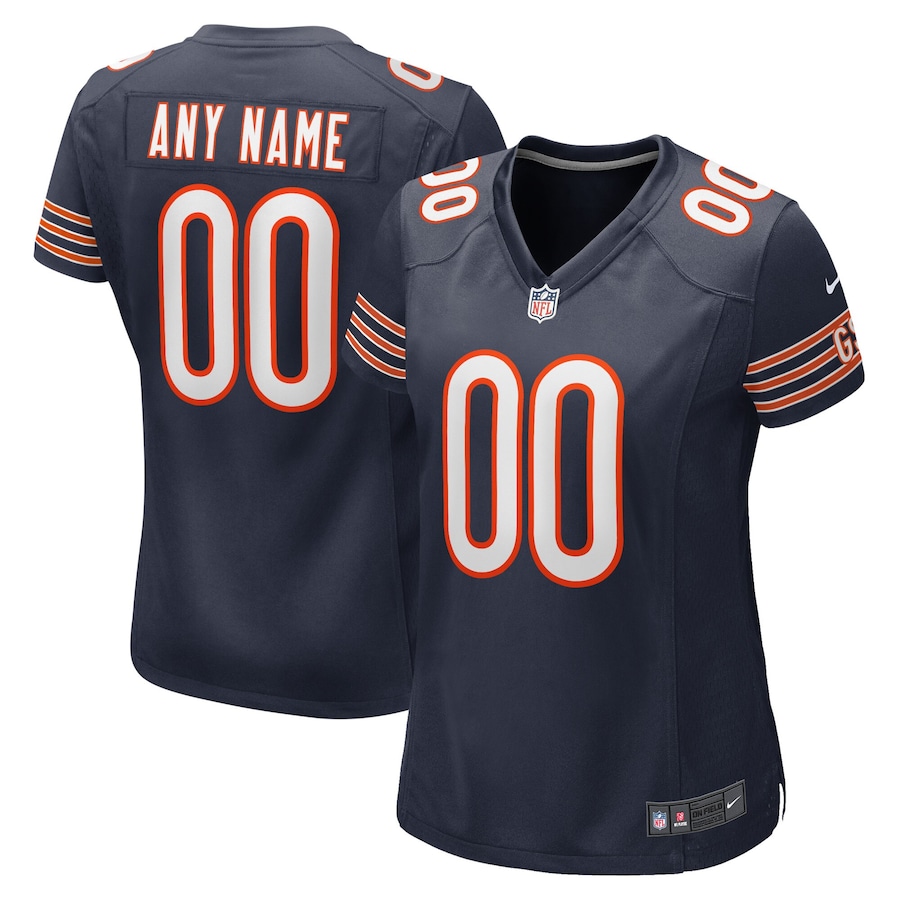 Women's - Chicago Bears Nike Game Team Colour Custom Jersey