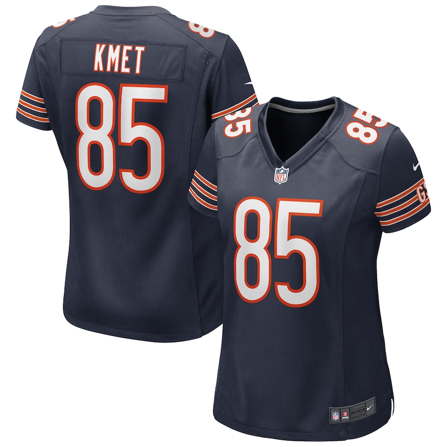 Women's - Chicago Bears Nike Home Game Team Colour Navy - Cole Kmet Jersey