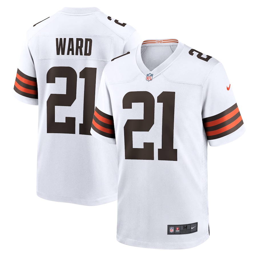 Youth - Cleveland Browns Nike Game Road White - Denzel Ward Jersey Youth - Cleveland Browns Nike Game Road White - Denzel Ward Jersey