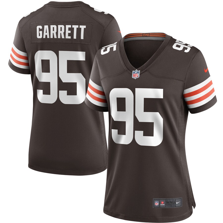Women's - Cleveland Browns Nike Game Team Colour Seal Brown - Myles Garrett Jersey