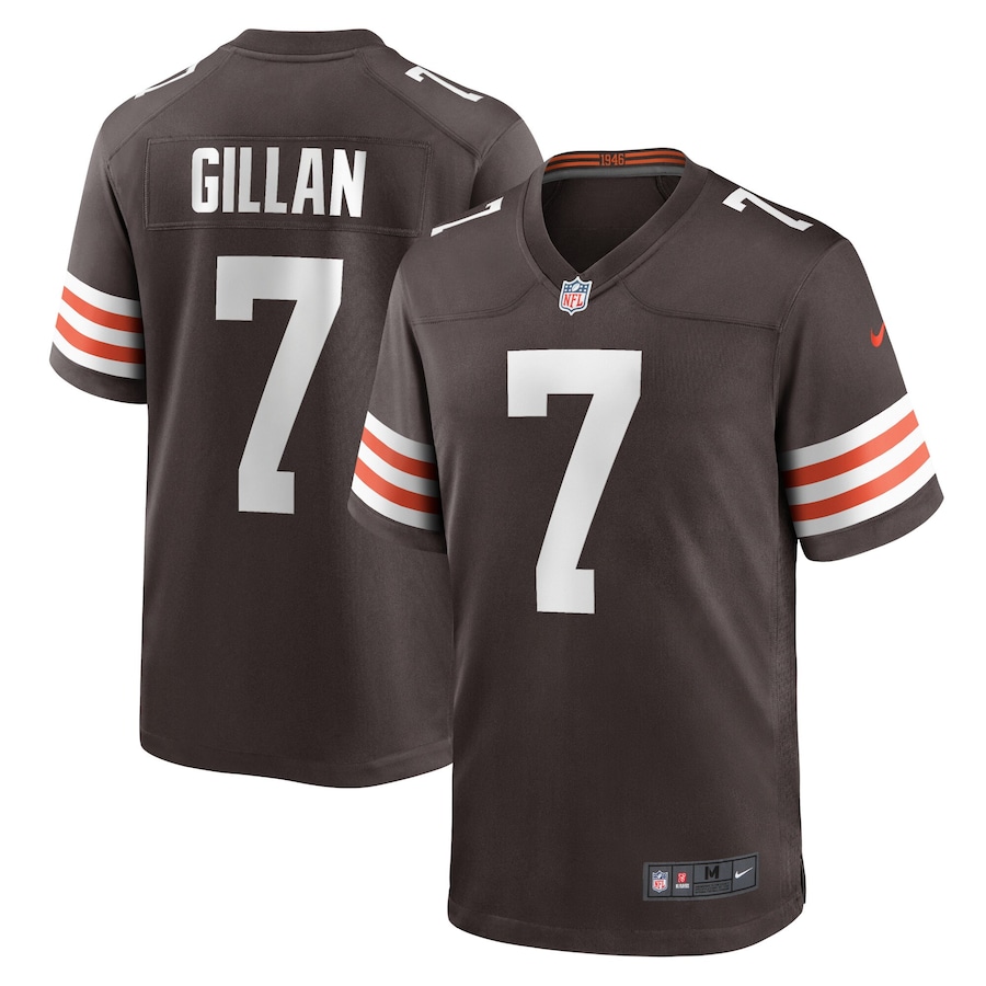 Youth - Cleveland Browns Nike Home Game Brown - Jamie Gillan Jersey
