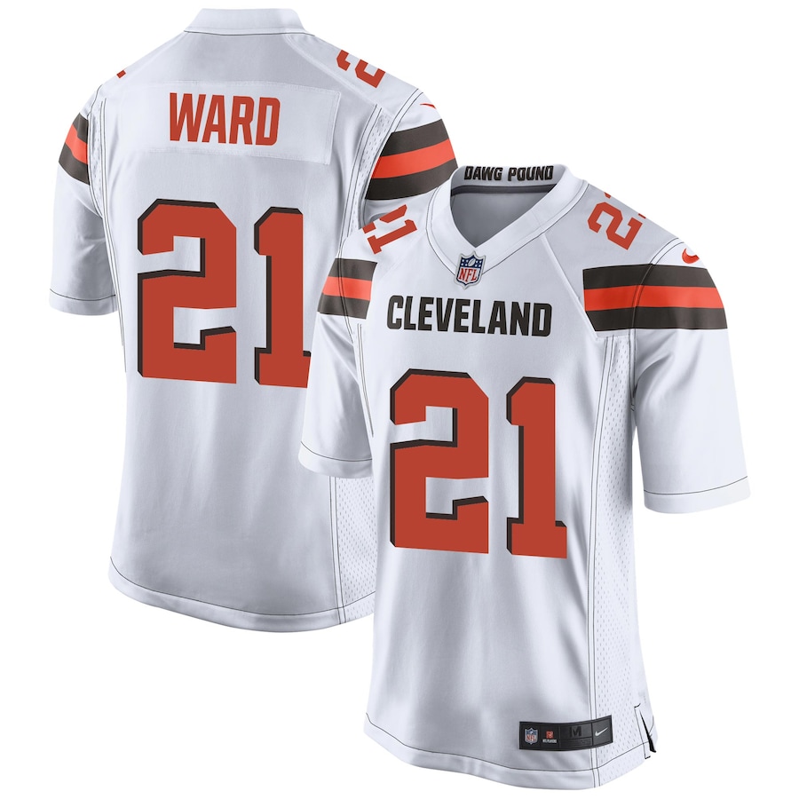 Youth - Cleveland Browns Road Game Denzel Ward Jersey Youth - Cleveland Browns Road Game Denzel Ward Jersey