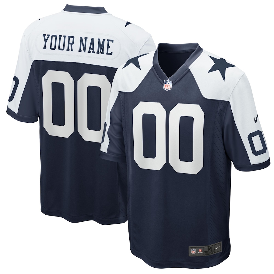 Youth - Dallas Cowboys Alternate Game Custom Jersey