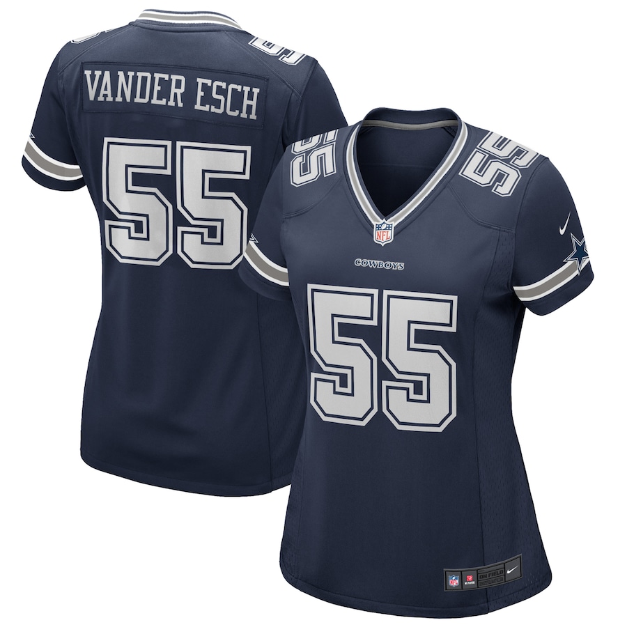 Women's - Dallas Cowboys Nike Home Game Team Colour Navy - Leighton Vander Esch Jersey