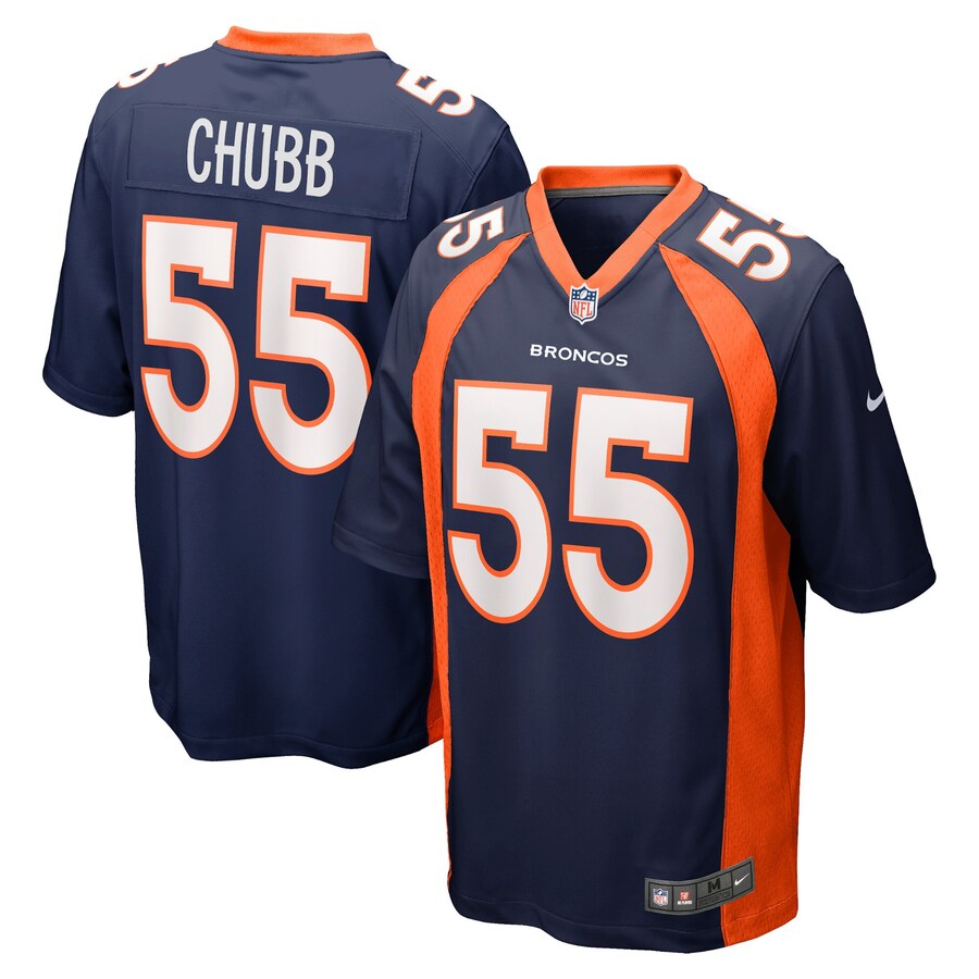 Men's - Denver Broncos Nike Alternate Game Navy - Bradley Chubb Jersey