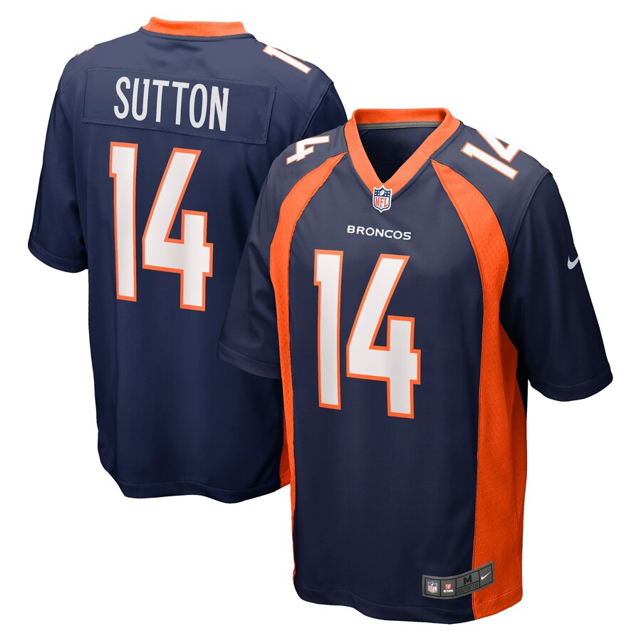 Men's - Denver Broncos Nike Alternate Game Navy - Courtland Sutton Jersey