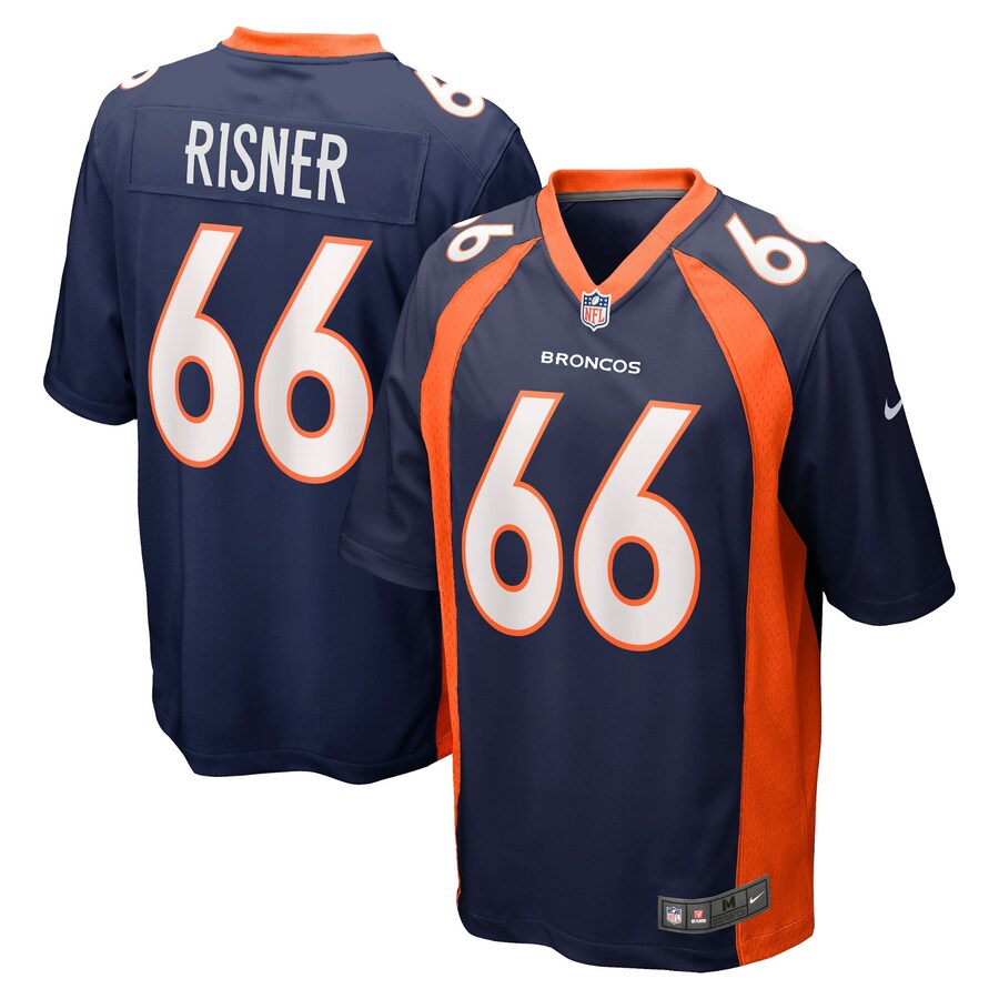 Men's - Denver Broncos Nike Alternate Game Navy - Dalton Risner Jersey