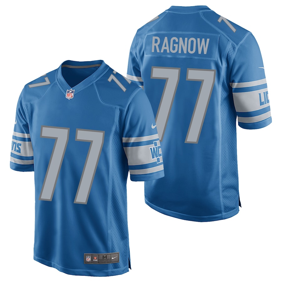 Youth - Detroit Lions Home Game Frank Ragnow Jersey