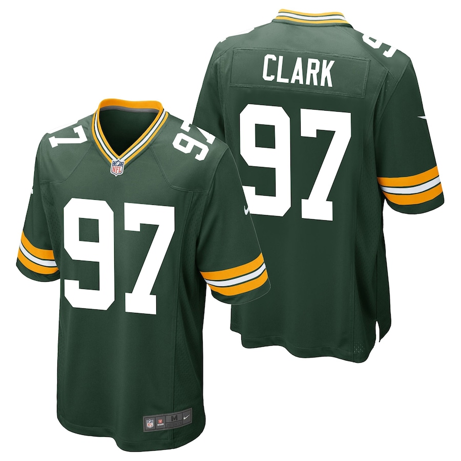 Youth - Green Bay Packers Home Game Kenny Clark Jersey
