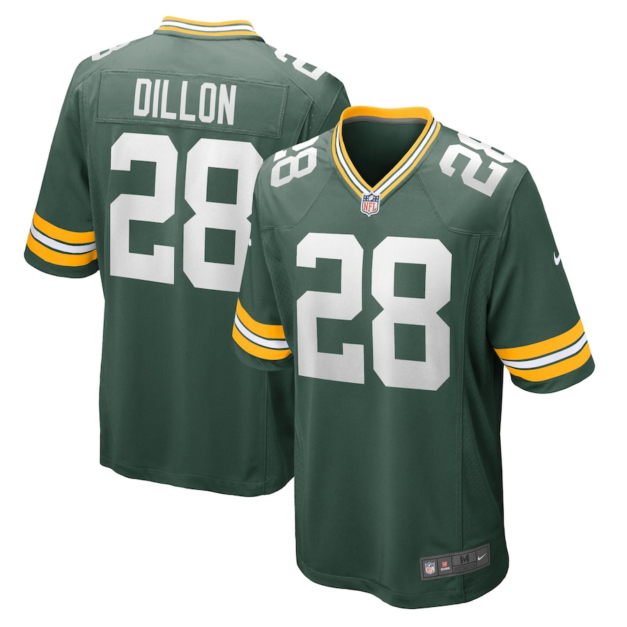 Youth - Green Bay Packers Nike Home Game Green - AJ Dillon Jersey