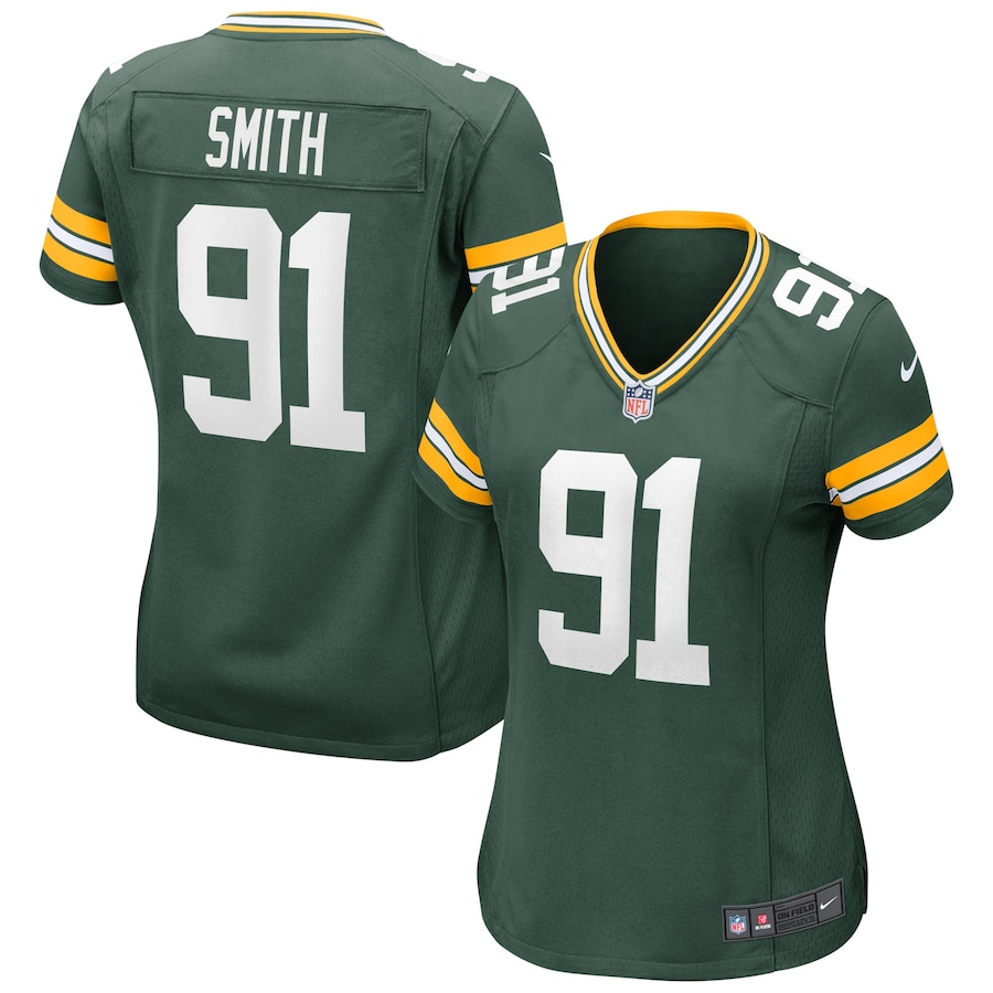 Women's - Green Bay Packers Nike Home Game Green - Preston Smith Jersey Women's - Green Bay Packers Nike Home Game Green - Preston Smith Jersey