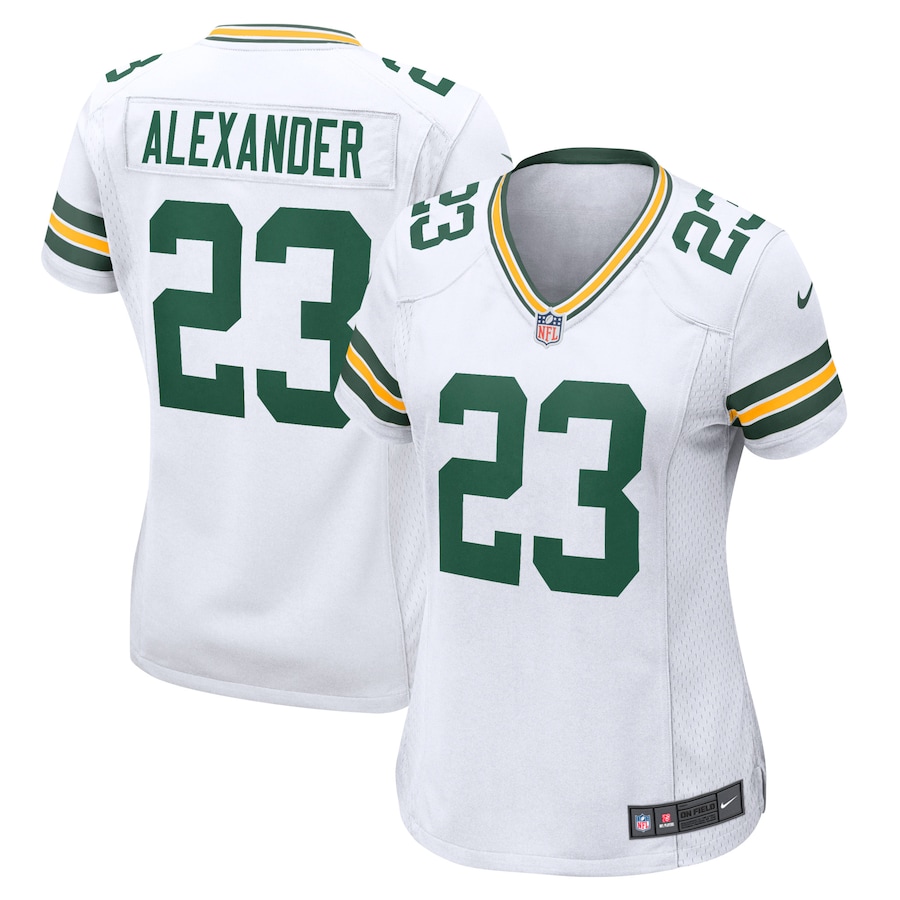 Women's - Green Bay Packers Nike Road Game White - Jaire Alexander Jersey