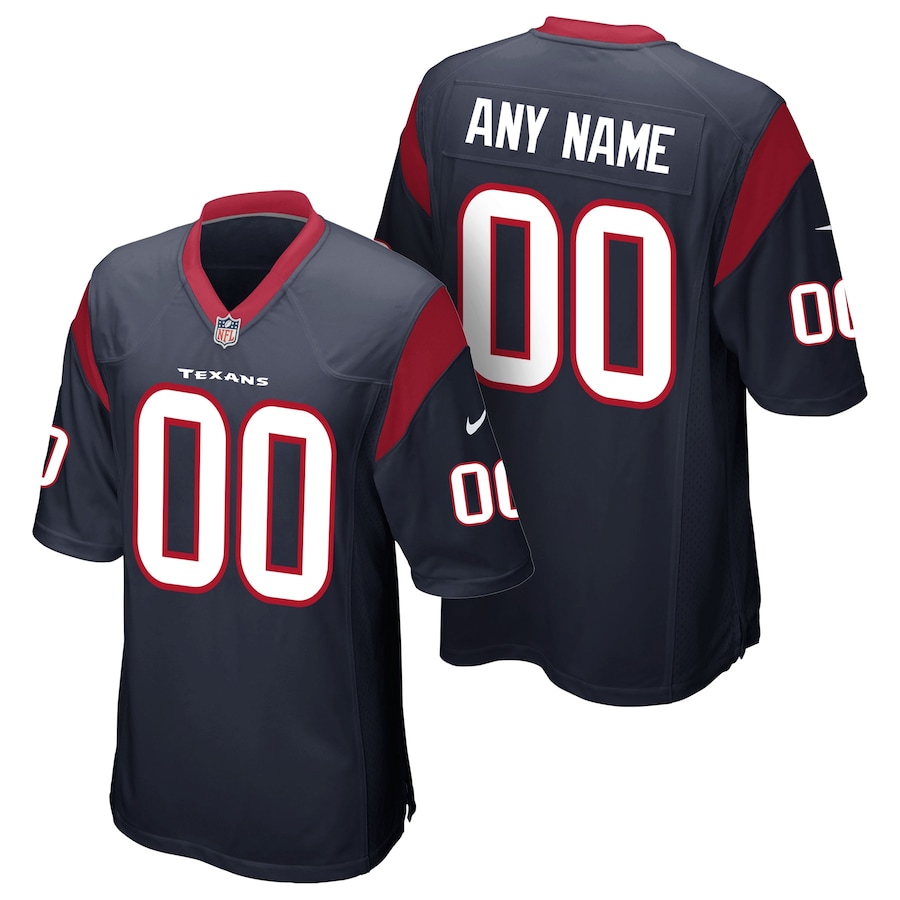 Men's - Houston Texans Nike Game Marine - Custom Jersey Men's - Houston Texans Nike Game Marine - Custom Jersey