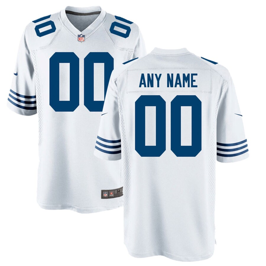 Youth - Indianapolis Colts Alternate Game Custom Jersey