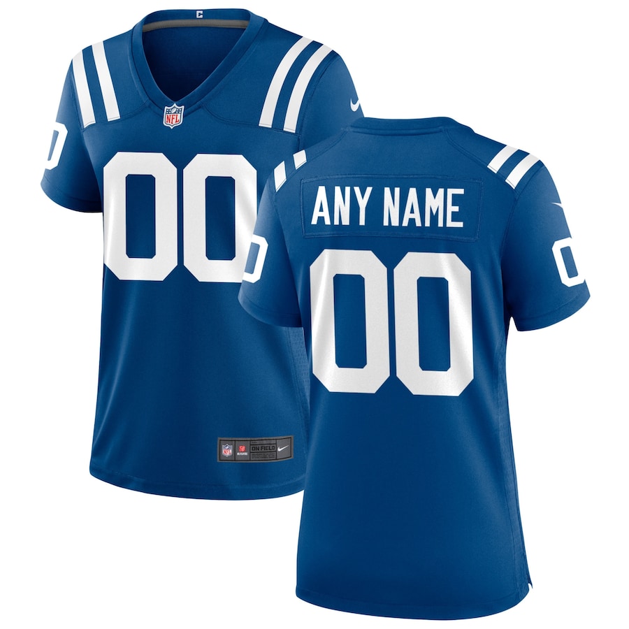 Women's - Indianapolis Colts Nike Game Team Colour Custom Jersey
