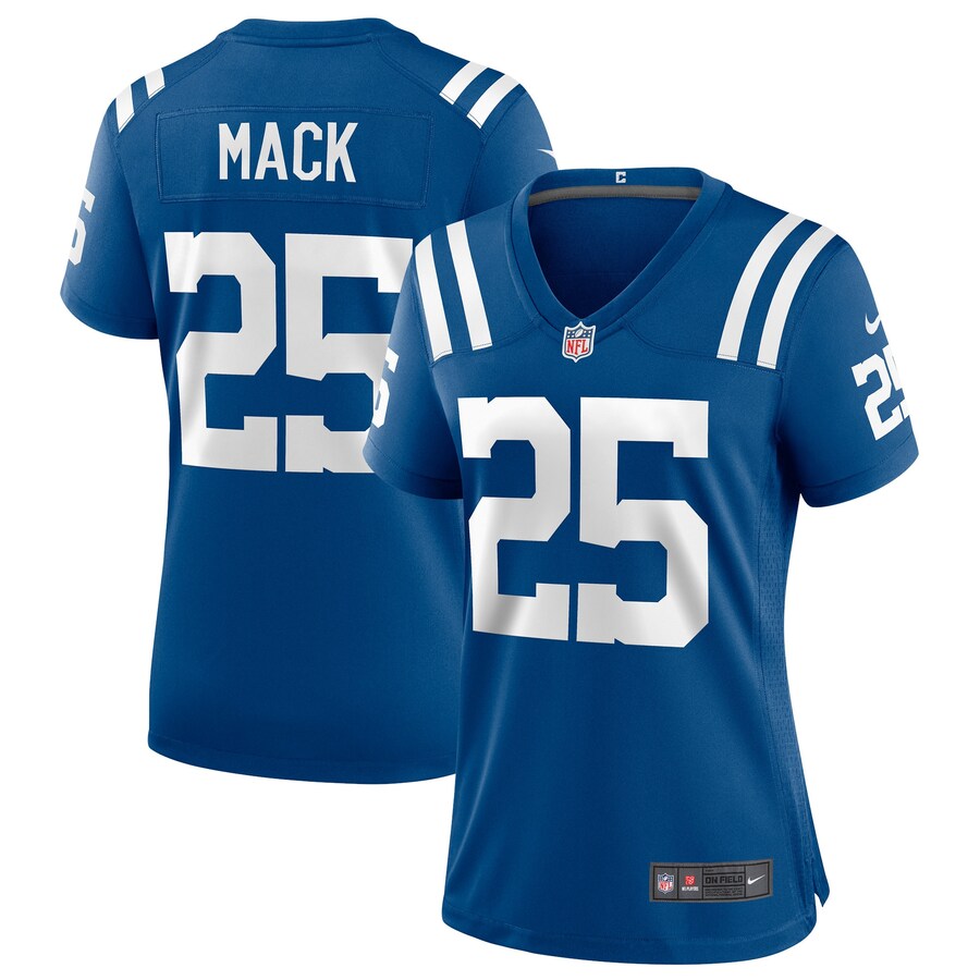 Women's - Indianapolis Colts Nike Home Game Royal - Marlon Mack Jersey Women's - Indianapolis Colts Nike Home Game Royal - Marlon Mack Jersey