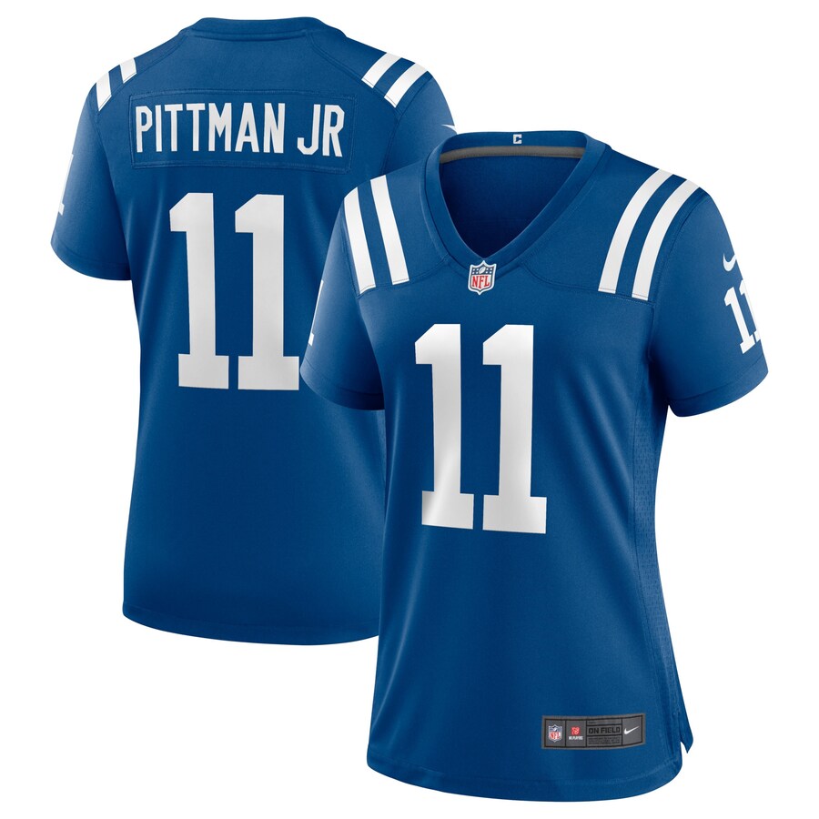 Women's - Indianapolis Colts Nike Home Game Royal - Michael Pittman Jr. Jersey