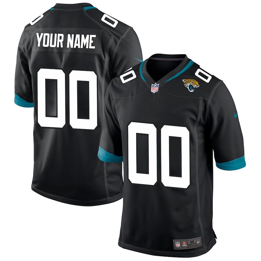 Men's - Jacksonville Jaguars Nike Alternate Black - Custom Jersey