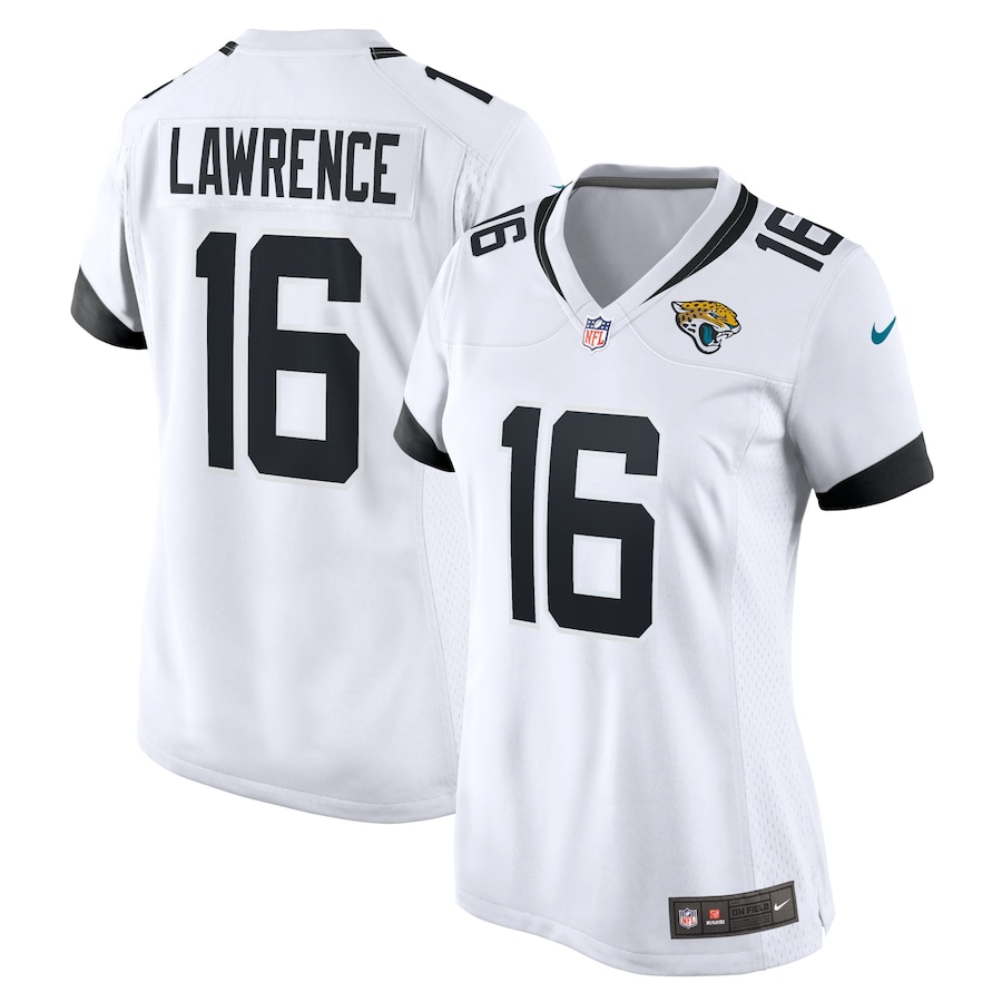 Women's - Jacksonville Jaguars Nike Game Road White - Trevor Lawrence Jersey Women's - Jacksonville Jaguars Nike Game Road White - Trevor Lawrence Jersey