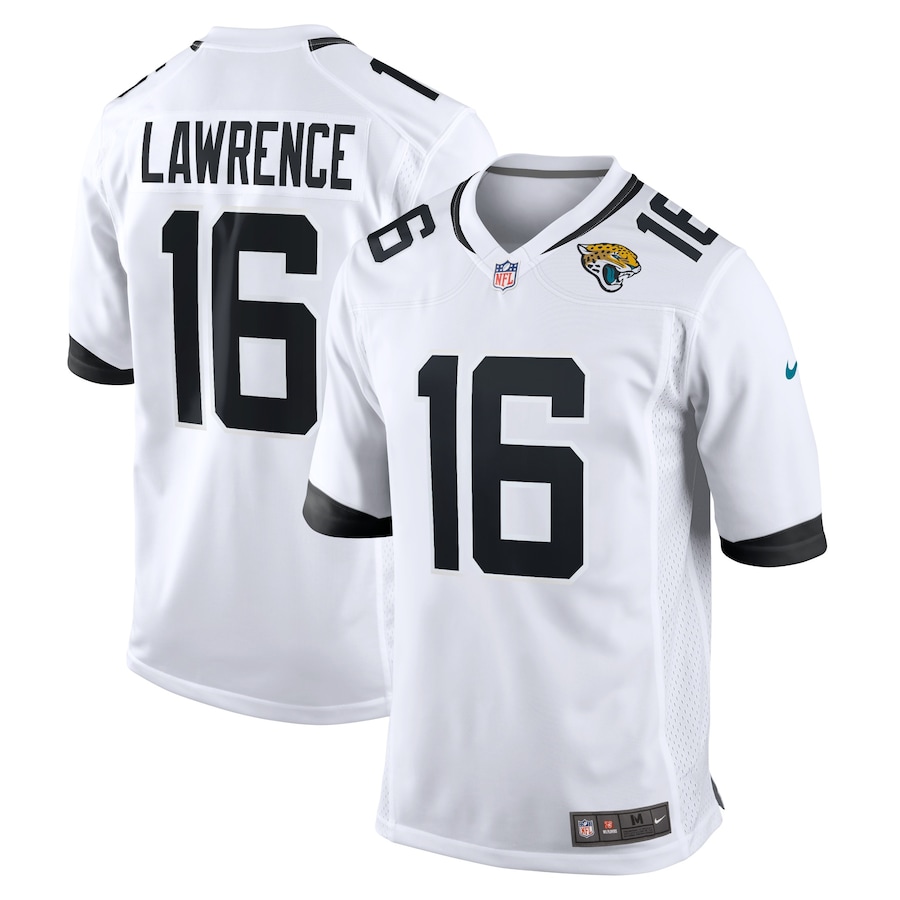 Youth - Jacksonville Jaguars Nike Game Road White - Trevor Lawrence Jersey Youth - Jacksonville Jaguars Nike Game Road White - Trevor Lawrence Jersey