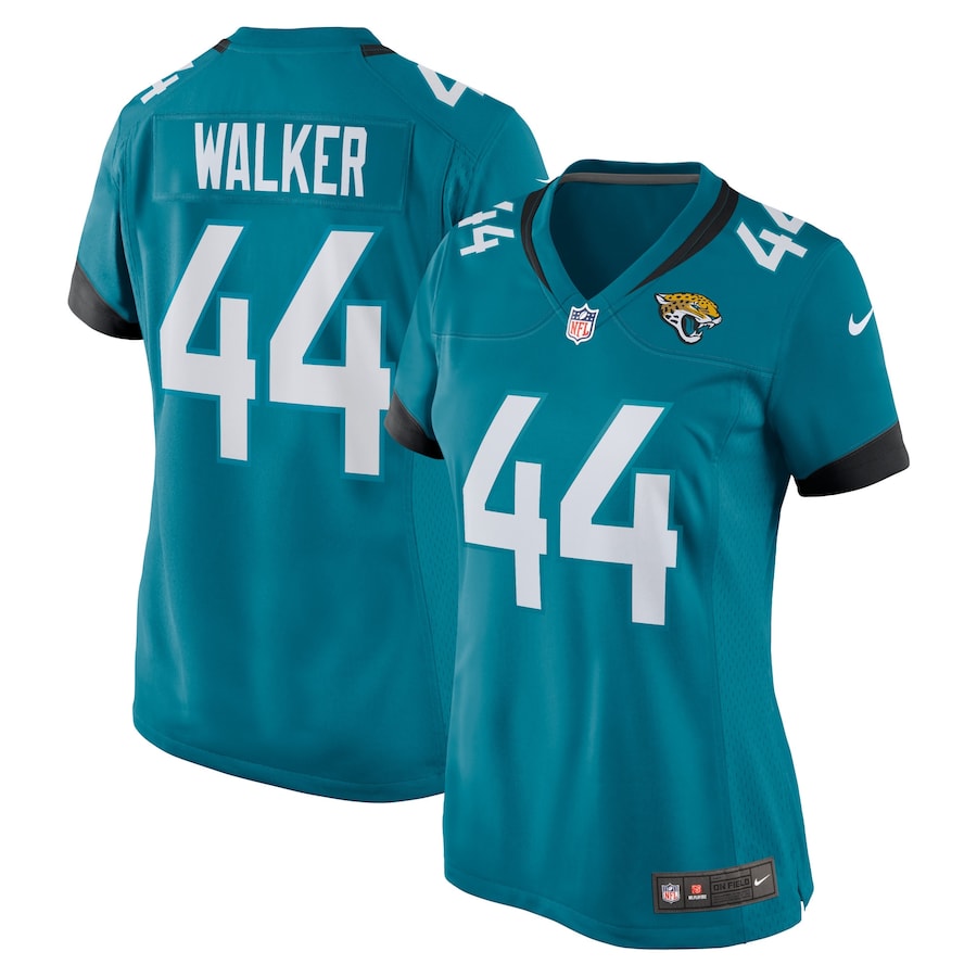 Women's - Jacksonville Jaguars Nike Home Game Team Teal - Travon Walker Jersey Women's - Jacksonville Jaguars Nike Home Game Team Teal - Travon Walker Jersey