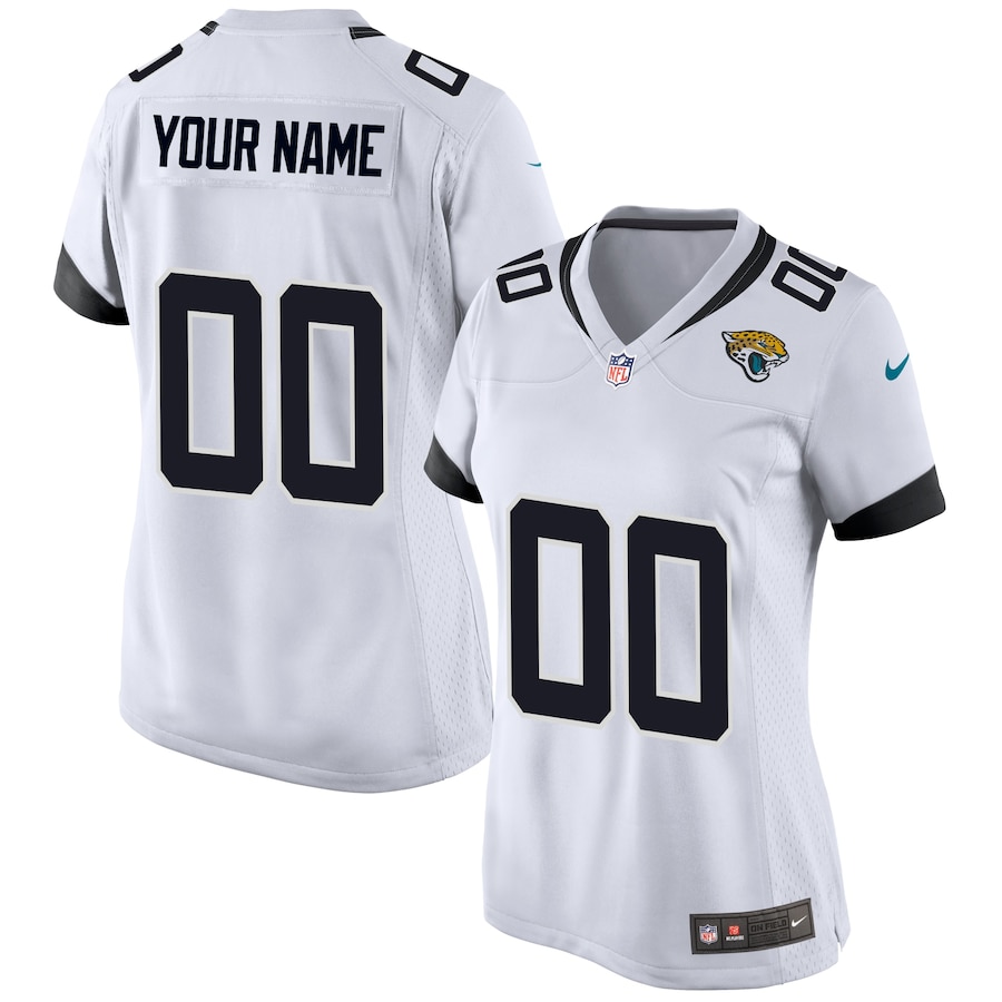 Women's - Jacksonville Jaguars Road Game Custom Jersey