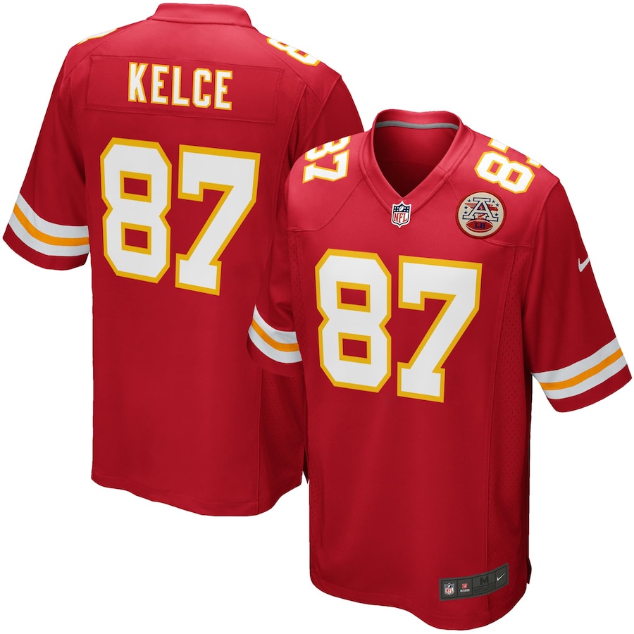 Youth - Kansas City Chiefs Home Game Travis Kelce Jersey