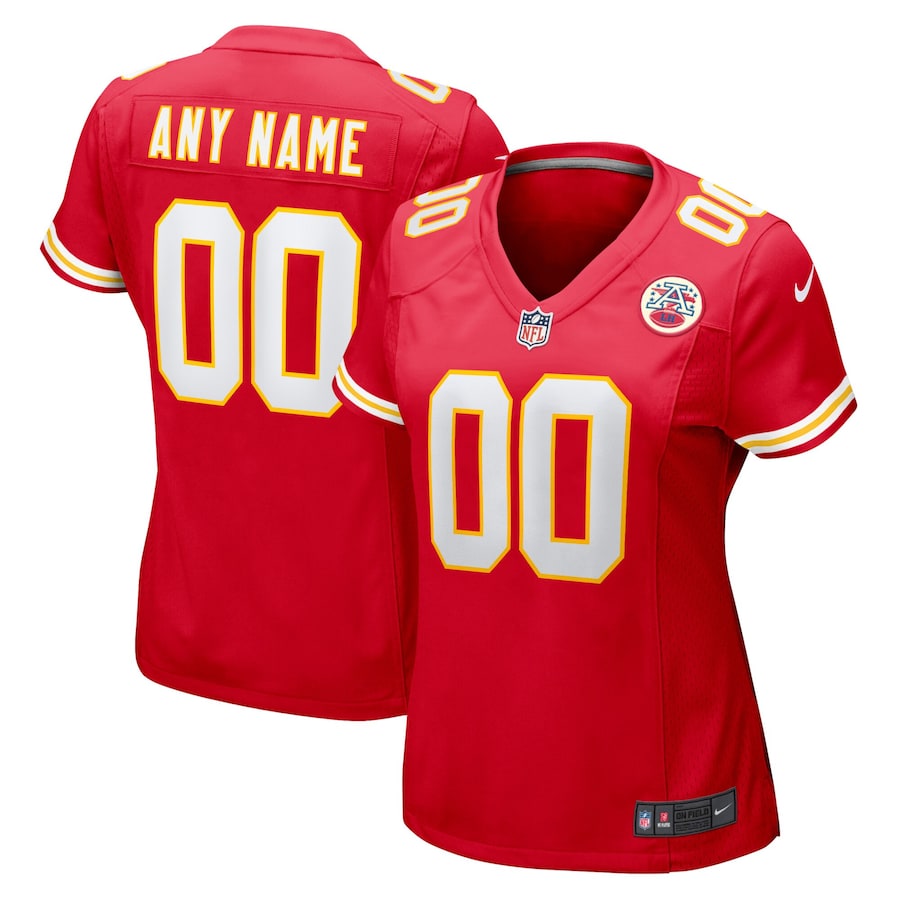 Women's - Kansas City Chiefs Nike Team Colour Custom Jersey