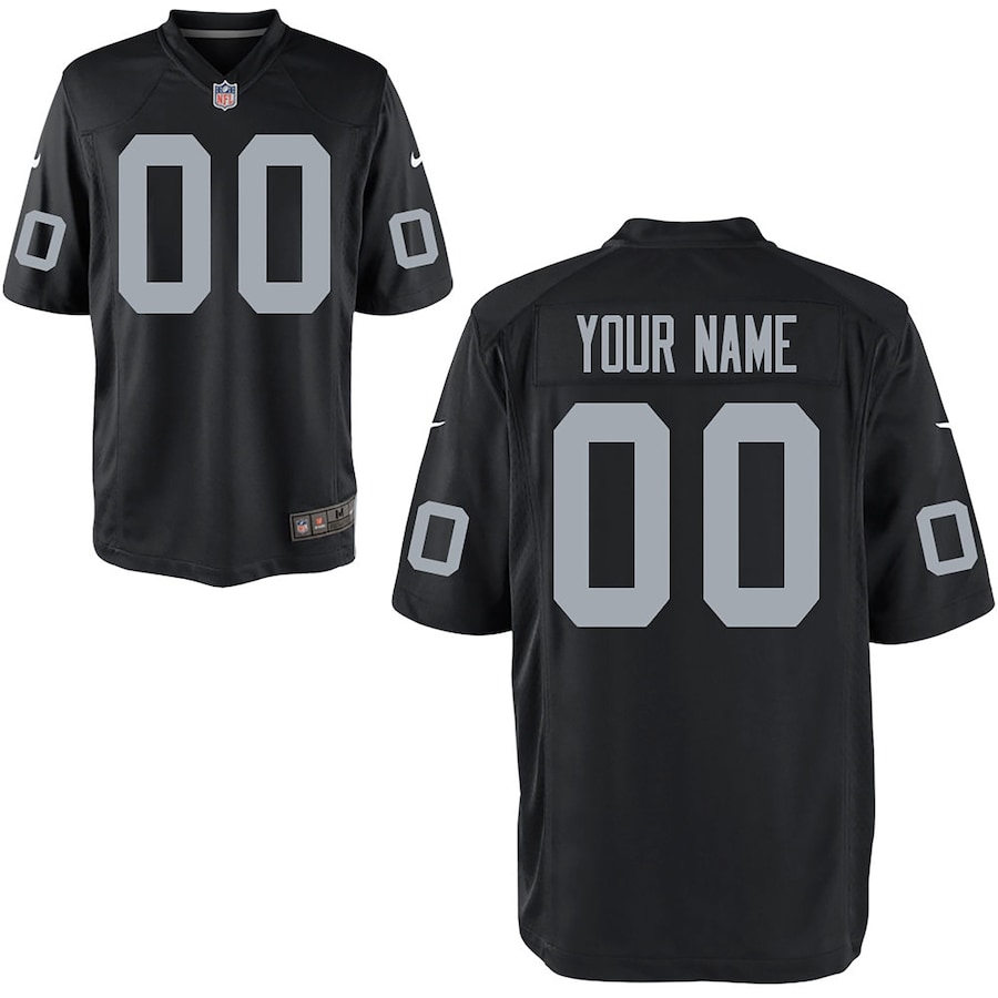 Youth - Las Vegas Raiders Home Game Custom Jersey