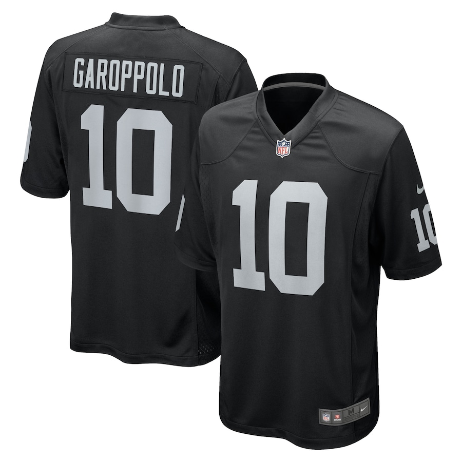 Youth - Las Vegas Raiders Nike Home Team Colour Black - Jimmy Garoppolo Jersey Youth - Las Vegas Raiders Nike Home Team Colour Black - Jimmy Garoppolo Jersey
