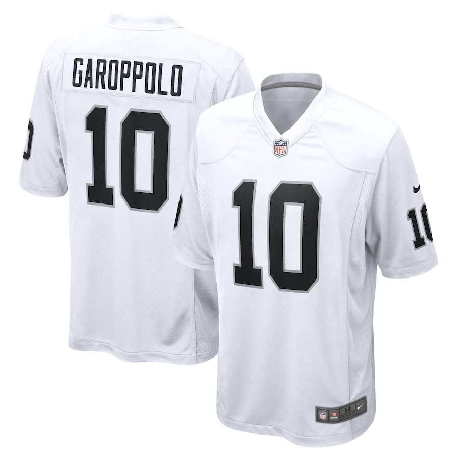 Youth - Las Vegas Raiders Nike Road Game White - Jimmy Garoppolo Jersey Youth - Las Vegas Raiders Nike Road Game White - Jimmy Garoppolo Jersey
