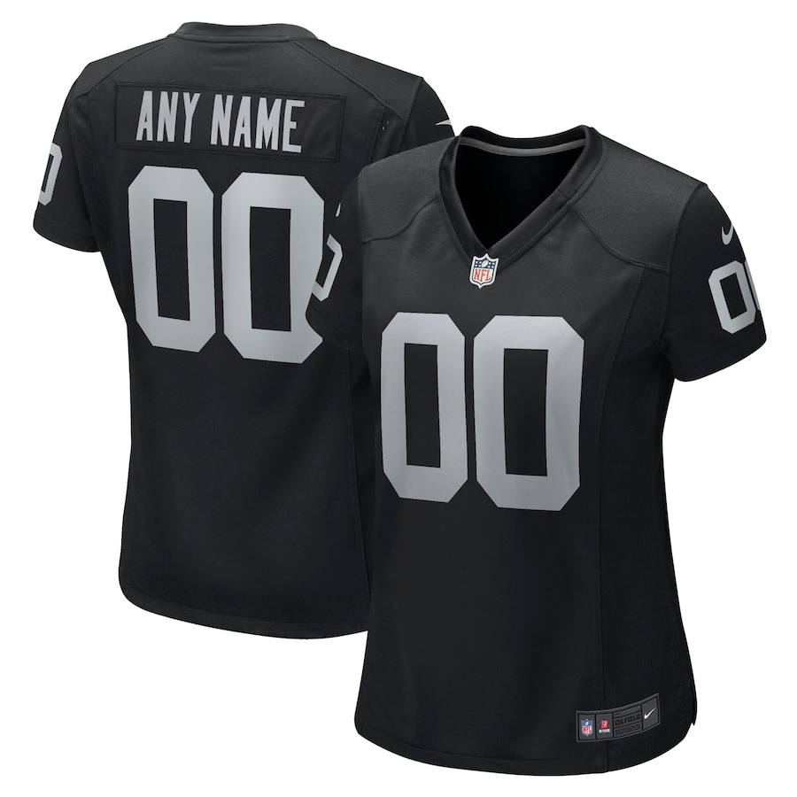 Women's - Las Vegas Raiders Nike Team Colour Custom Jersey