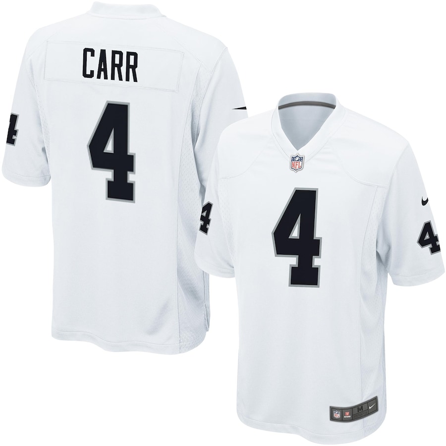 Youth - Las Vegas Raiders Road Game Derek Carr Jersey Youth - Las Vegas Raiders Road Game Derek Carr Jersey