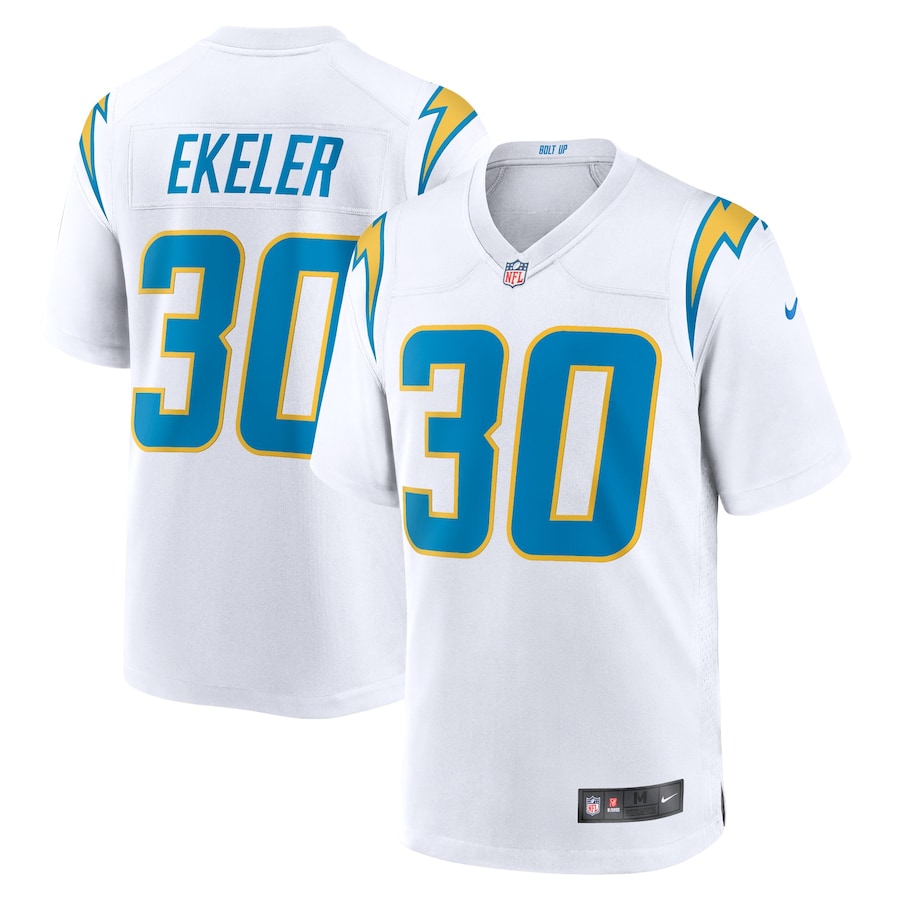 Youth - Los Angeles Chargers Nike Game Road White - Austin Ekeler Jersey