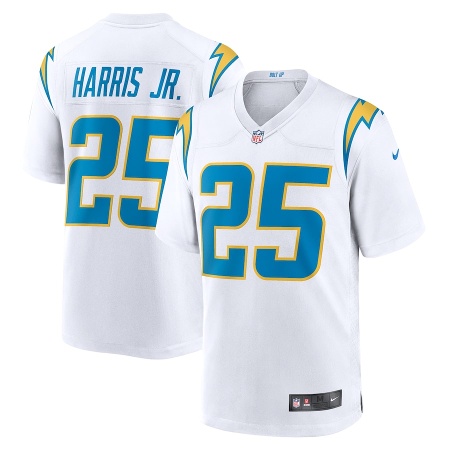Youth - Los Angeles Chargers Nike Game Road White - Chris Harris Jr. Jersey