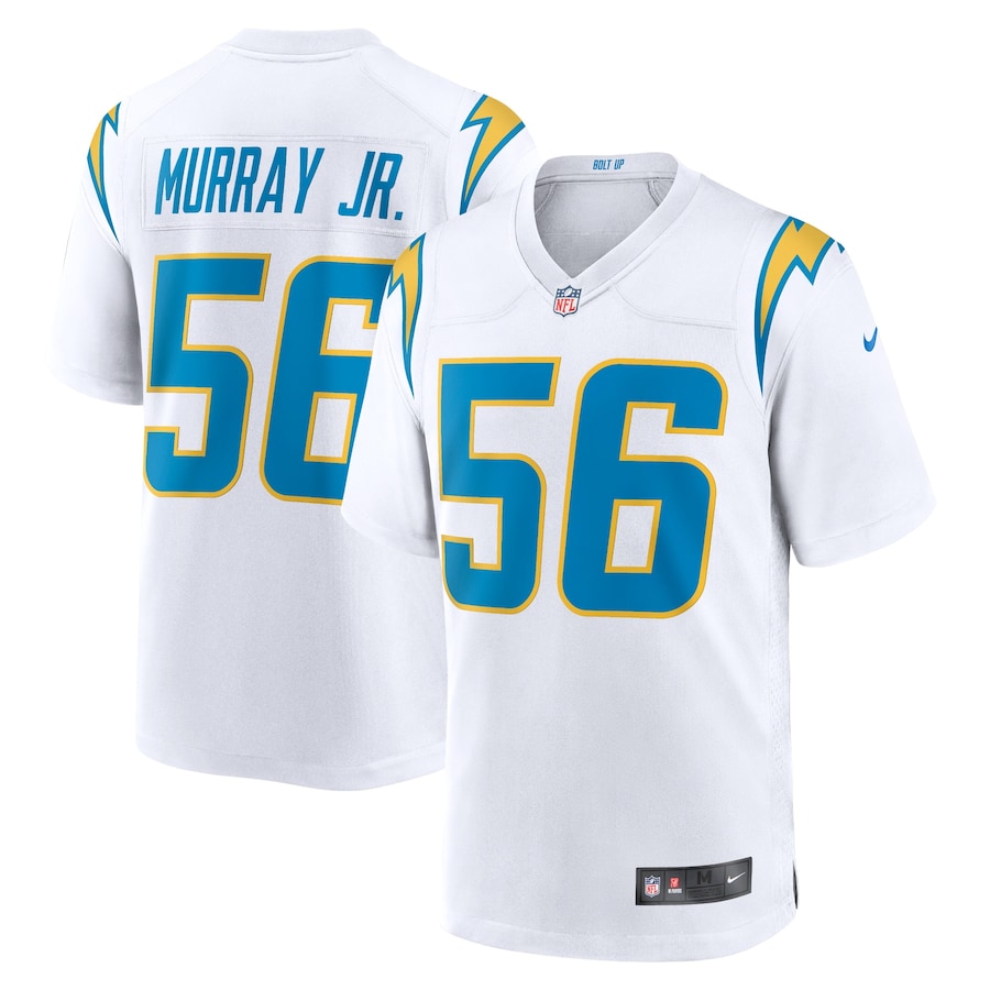 Youth - Los Angeles Chargers Nike Game Road White - Kenneth Murray Jr. Jersey Youth - Los Angeles Chargers Nike Game Road White - Kenneth Murray Jr. Jersey