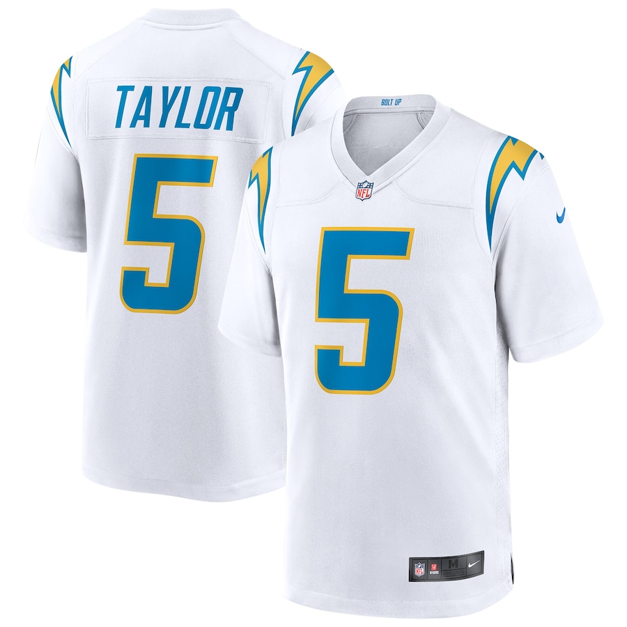 Youth - Los Angeles Chargers Nike Game Road White - Tyrod Taylor Jersey