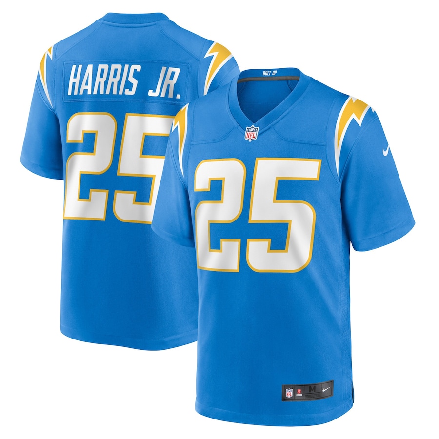Youth - Los Angeles Chargers Nike Home Game Powder Blue - Chris Harris Jr. Jersey