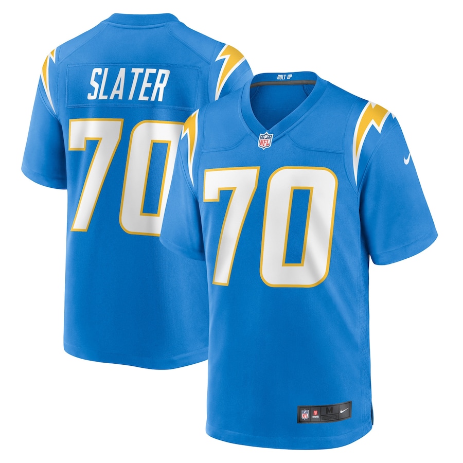 Men's - Los Angeles Chargers Nike Home Game Powder Blue - Rashawn Slater Jersey