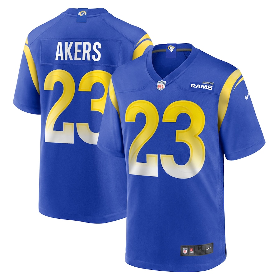 Youth - Los Angeles Rams Nike Home Game Royal - Cam Akers- Jersey