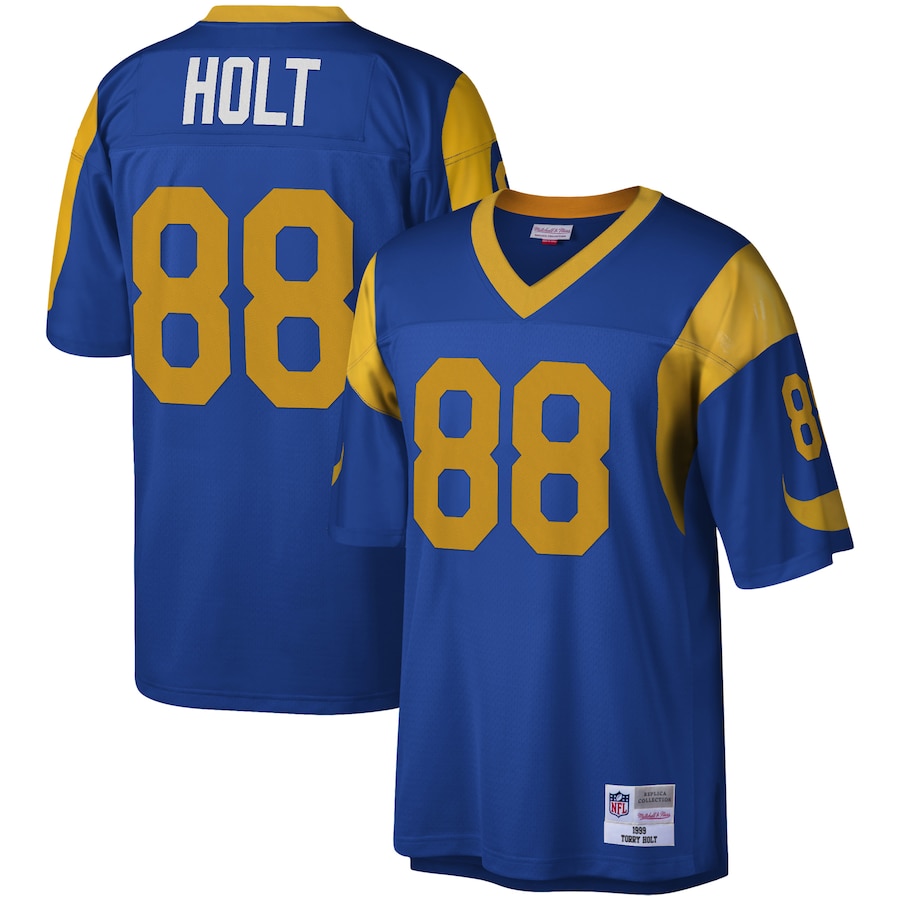 Men's - Mitchell & Ness Torry Holt Royal Los Angeles Rams 1999 Legacy Replica Jersey Men's - Mitchell & Ness Torry Holt Royal Los Angeles Rams 1999 Legacy Replica Jersey