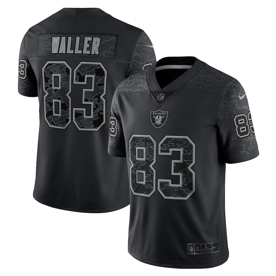 Men's - Nike Darren Waller Black Las Vegas Raiders RFLCTV Limited Jersey Men's - Nike Darren Waller Black Las Vegas Raiders RFLCTV Limited Jersey