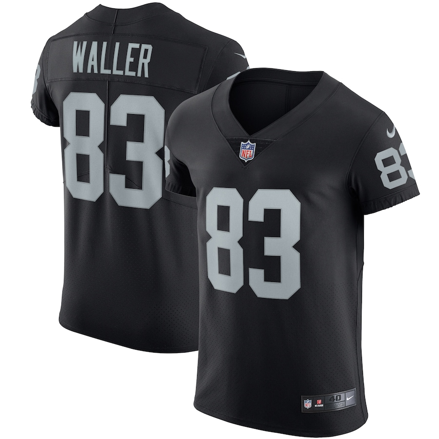 Men's - Nike Darren Waller Black Las Vegas Raiders Vapor Elite Jersey Men's - Nike Darren Waller Black Las Vegas Raiders Vapor Elite Jersey