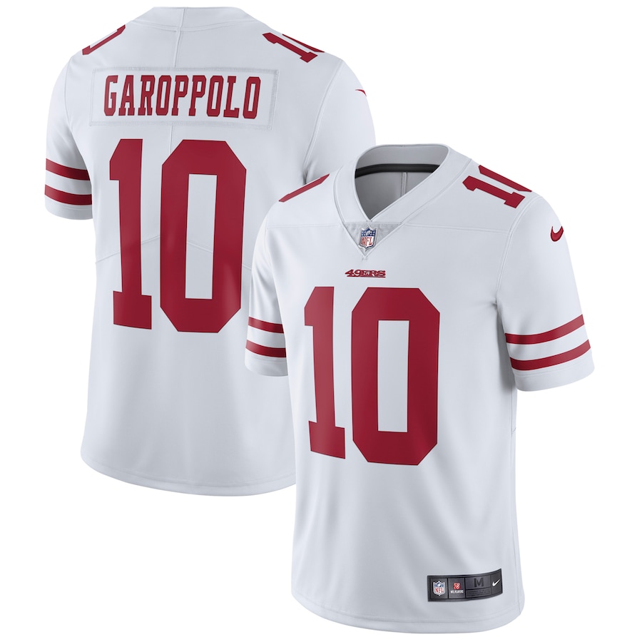 Men's - Nike Jimmy Garoppolo White San Francisco 49ers Vapor Untouchable Limited Jersey Men's - Nike Jimmy Garoppolo White San Francisco 49ers Vapor Untouchable Limited Jersey