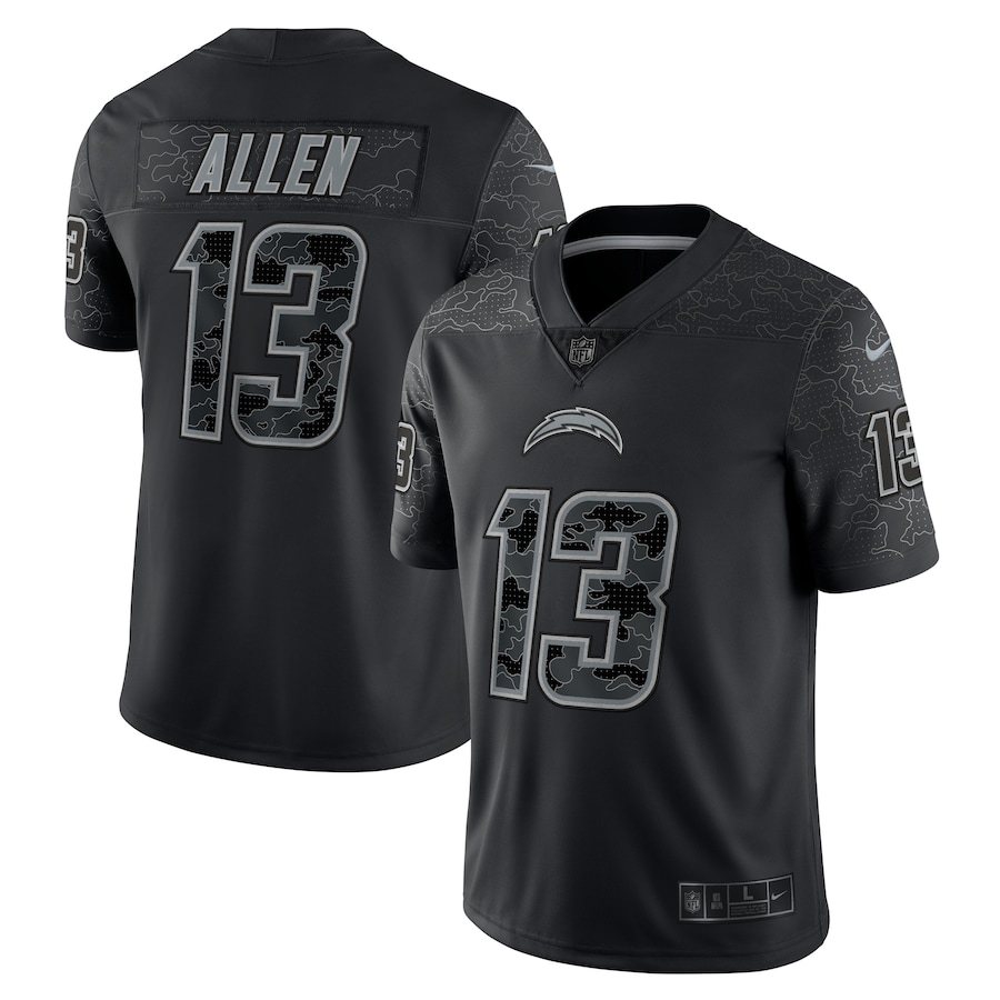 Men's - Nike Keenan Allen Black Los Angeles Chargers RFLCTV Limited Jersey