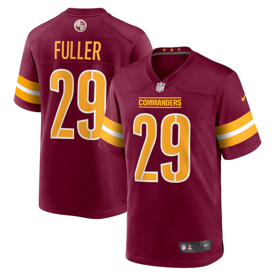 Men's - Nike Kendall Fuller Burgundy Washington Commanders Game Jersey Men's - Nike Kendall Fuller Burgundy Washington Commanders Game Jersey