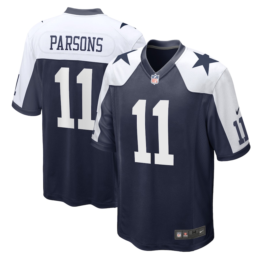 Men's - Nike Micah Parsons Navy Dallas Cowboys Alternate Game Jersey
