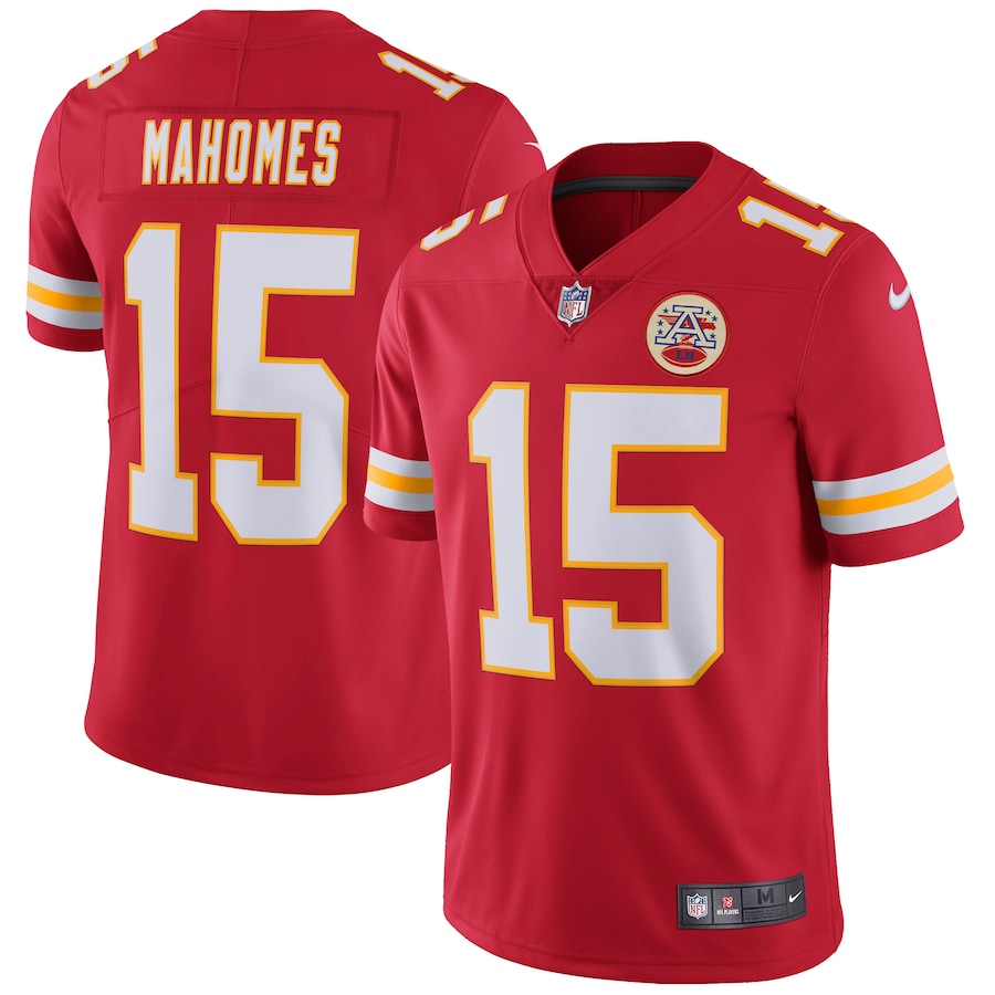 Men's - Nike Patrick Mahomes Red Kansas City Chiefs Limited Jersey Men's - Nike Patrick Mahomes Red Kansas City Chiefs Limited Jersey