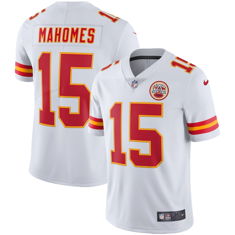 Men's - Nike Patrick Mahomes White Kansas City Chiefs Vapor Limited Jersey Men's - Nike Patrick Mahomes White Kansas City Chiefs Vapor Limited Jersey