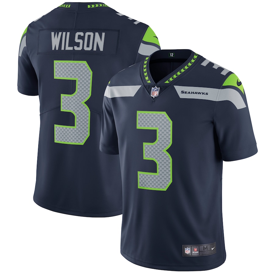Men's - Nike Russell Wilson College Navy Seattle Seahawks Vapor Untouchable Limited Player Jersey Men's - Nike Russell Wilson College Navy Seattle Seahawks Vapor Untouchable Limited Player Jersey